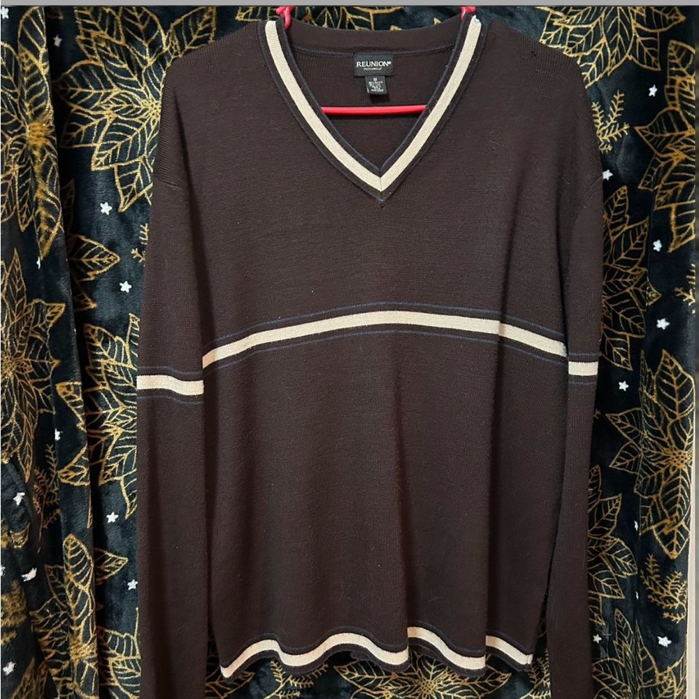 Reunion Brown vintage long sleeve sweatshirt
size M
#y2k
#famous
#affliction